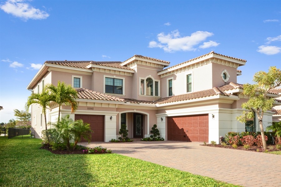 Real Estate Photography - 10192 Sweet Bay Manor, Parkland, FL, 33076 - Front View