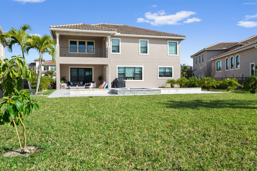Real Estate Photography - 10192 Sweet Bay Manor, Parkland, FL, 33076 - Rear View