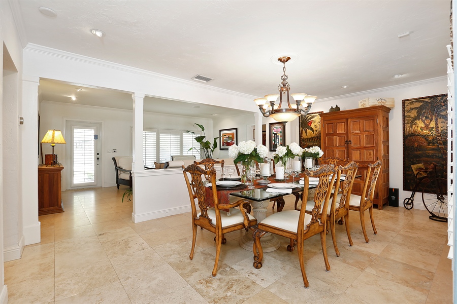 Real Estate Photography - 610 San Servando Ave, Coral Gables, FL, 33143 - Dining Room