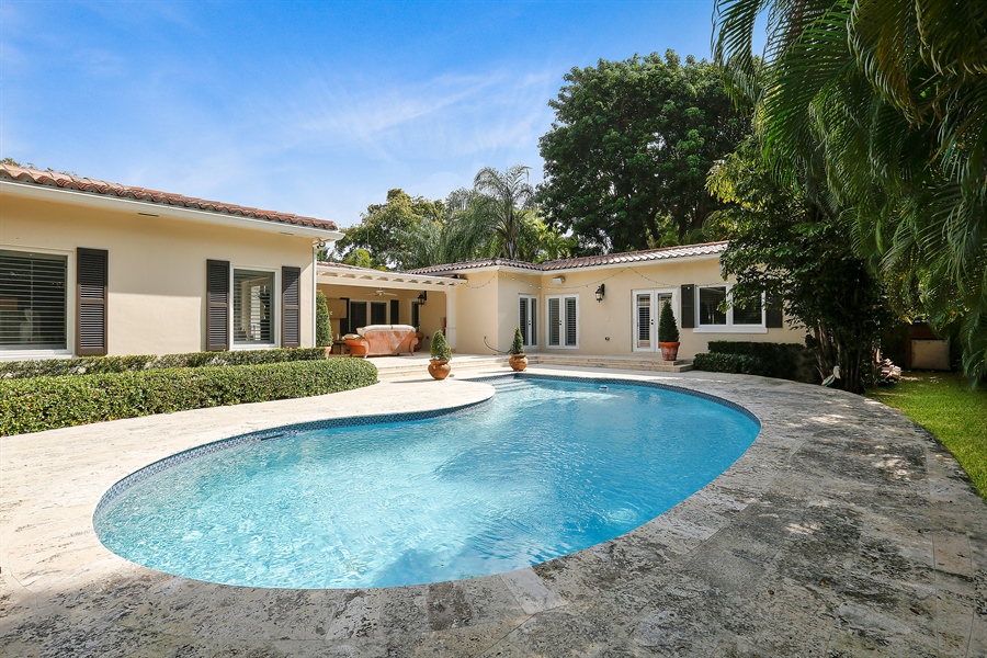 Real Estate Photography - 610 San Servando Ave, Coral Gables, FL, 33143 - Pool