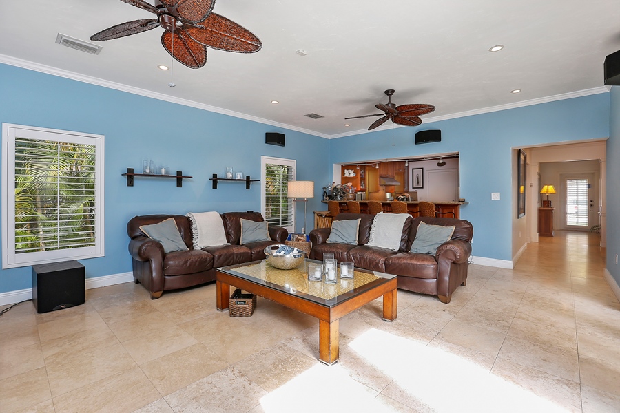 Real Estate Photography - 610 San Servando Ave, Coral Gables, FL, 33143 - Family Room