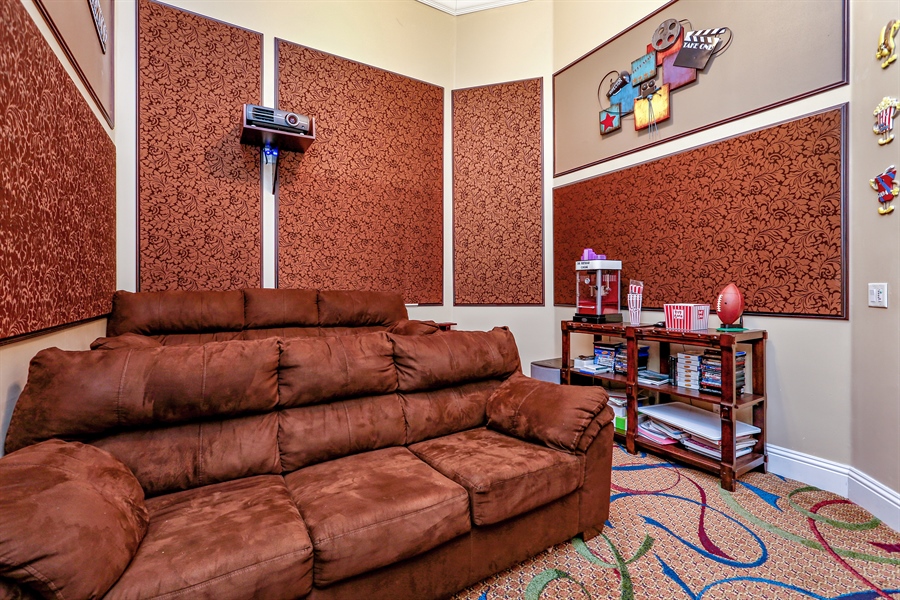 Real Estate Photography - 1841 SW 131st Ter, Davie, FL, 33325 - Theater