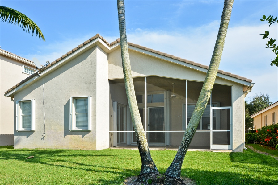 Real Estate Photography - 8169 Via Bolzano, Lake Worth, FL, 33467 - Rear View