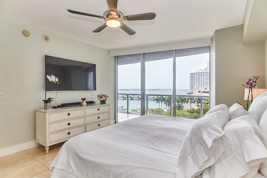 Real Estate Photography - 495 Brickell Ave, 701, Miami, FL, 33131 - Primary Bedroom
