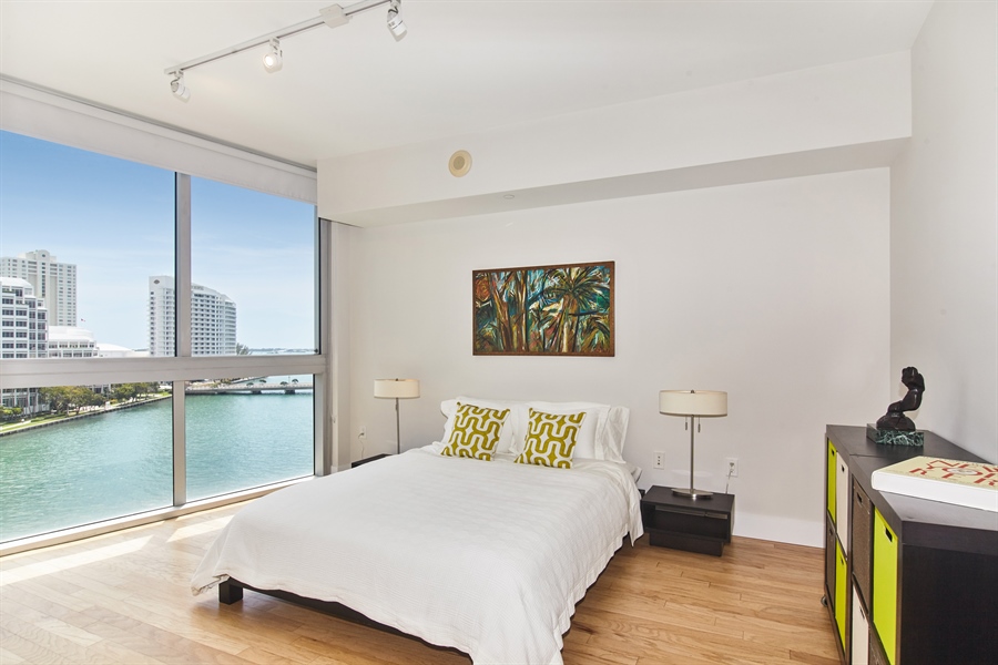 Real Estate Photography - 495 Brickell Ave, 801, Miami, FL, 33131 - 2nd Bedroom
