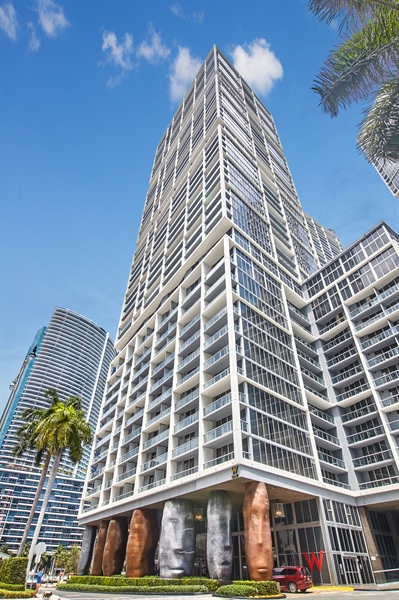 Real Estate Photography - 495 Brickell Ave, 801, Miami, FL, 33131 - Front View