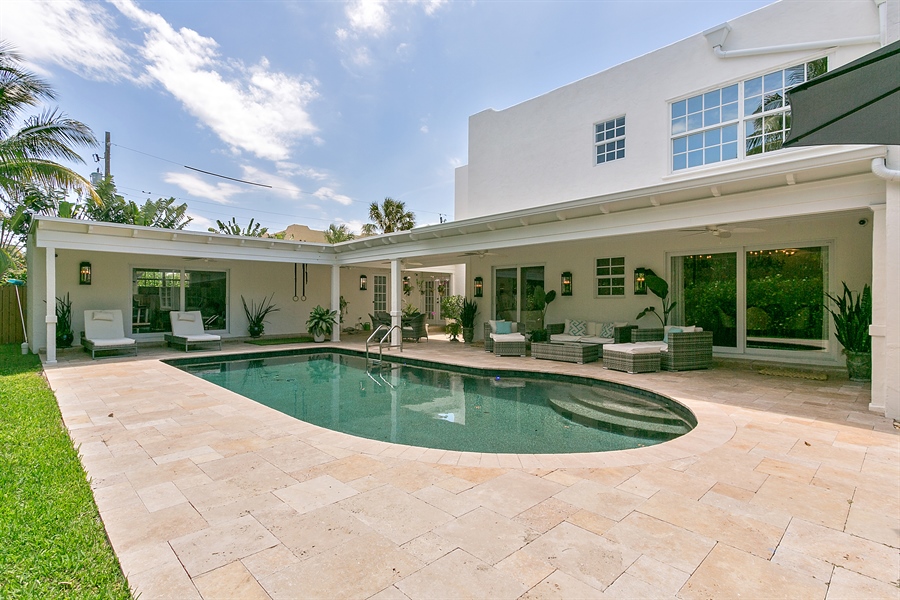 Real Estate Photography - 222 Monroe Drive, West Palm Beach, FL, 33405 - Rear View