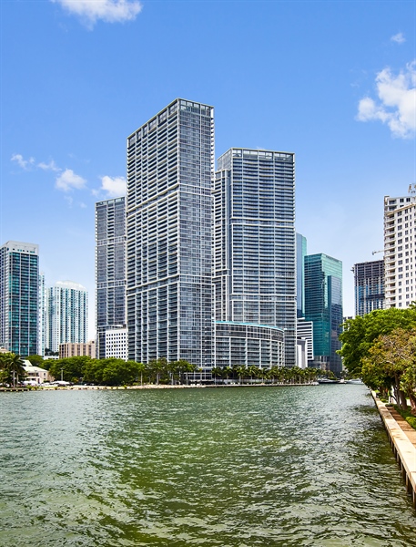 Real Estate Photography - 495 Brickell Ave, 411, Miami, FL, 33131 - Front View