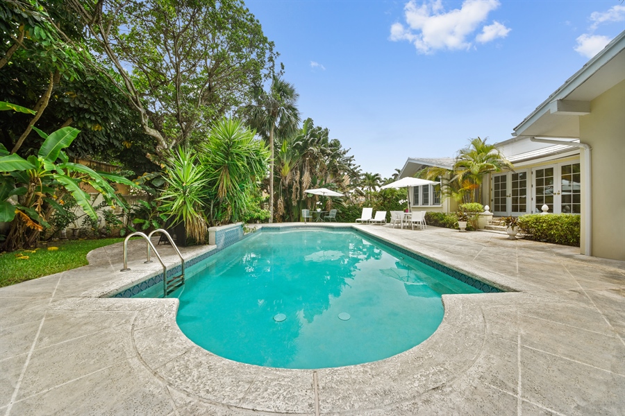 Real Estate Photography - 130 Algoma Road, Palm Beach, FL, 33480 - Pool
