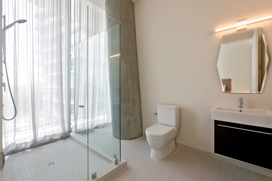 Real Estate Photography - 2675 S Bayshore Dr, 501, Coconut Grove, FL, 33133 - 2nd Bathroom