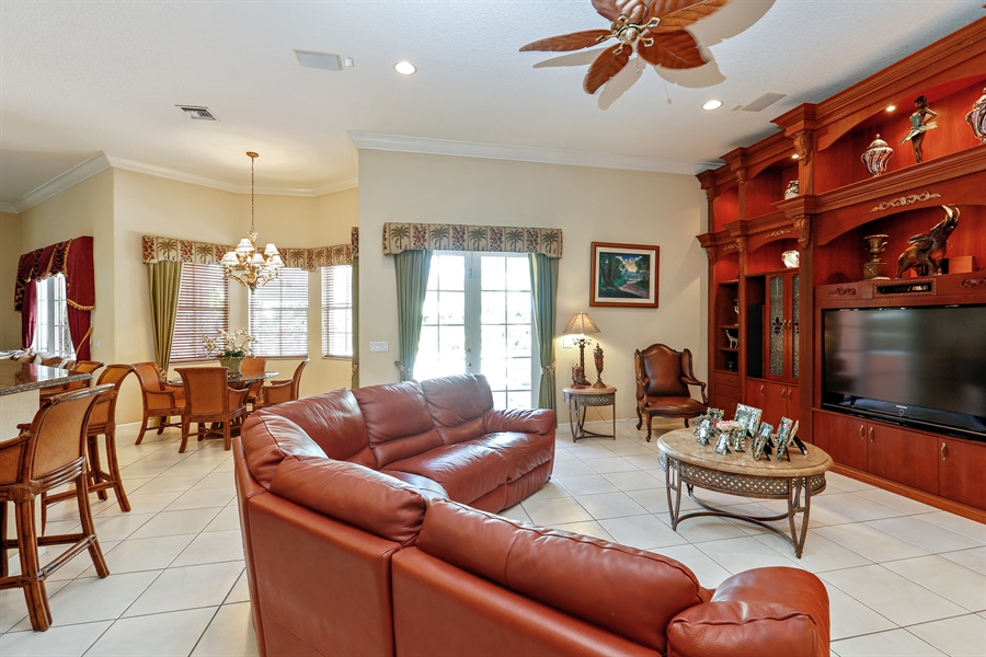 Real Estate Photography - 12580 SW 76th St, Miami, FL, 33183 - Family Room
