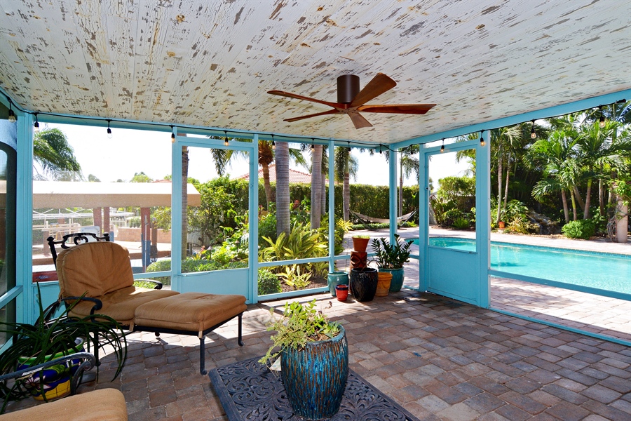 Real Estate Photography - 6520 Lake Clarke Drive, West Palm Beach, FL, 33406 - Patio
