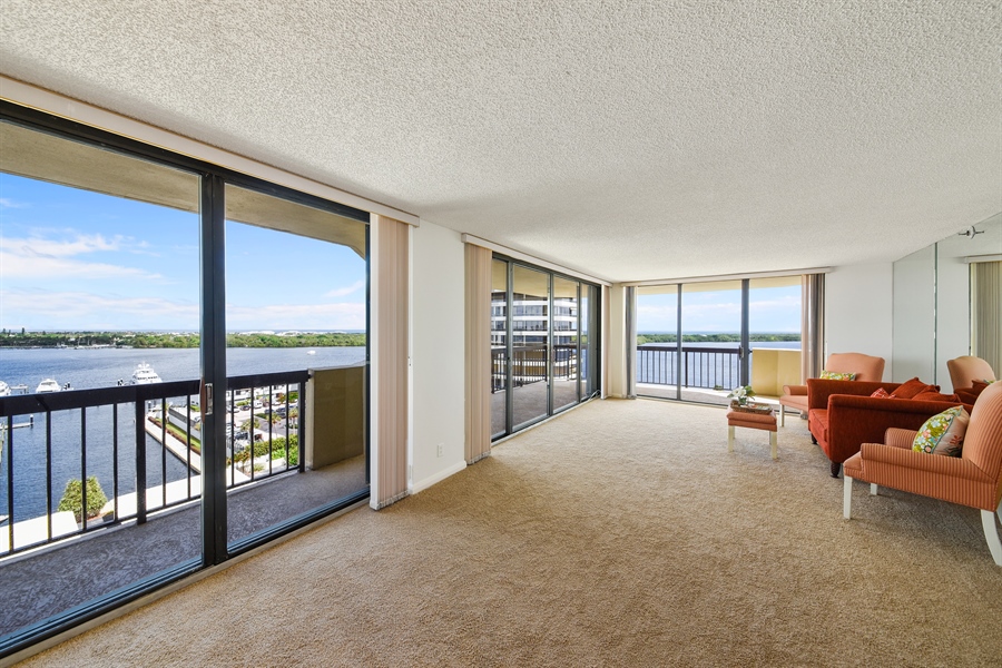 Real Estate Photography - 115 Lakeshore Drive, 1146, North Palm Beach, FL, 33408 - Living Room / Dining Room