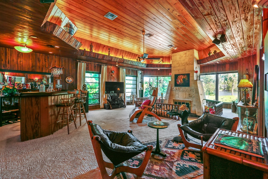 Real Estate Photography - 13421 SW 72nd Ave, Pinecrest, FL, 33156 - Family Room