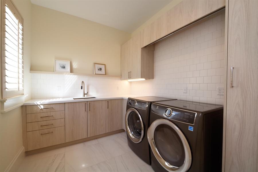 Real Estate Photography - 731 Marble Way, Boca Raton, FL, 33432 - Laundry Room