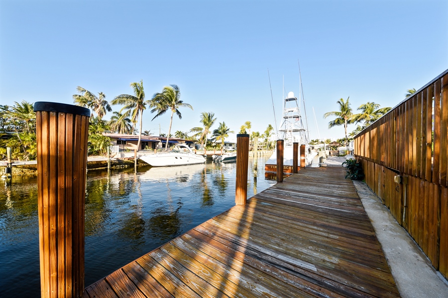 Real Estate Photography - 2549 SE 11th St, Pompano Beach, FL, 33062 - Dock