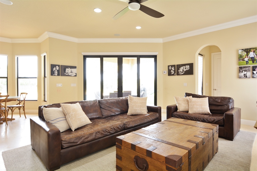 Real Estate Photography - 6823 Lost Garden Ter, Parkland, FL, 33076 - Family Room