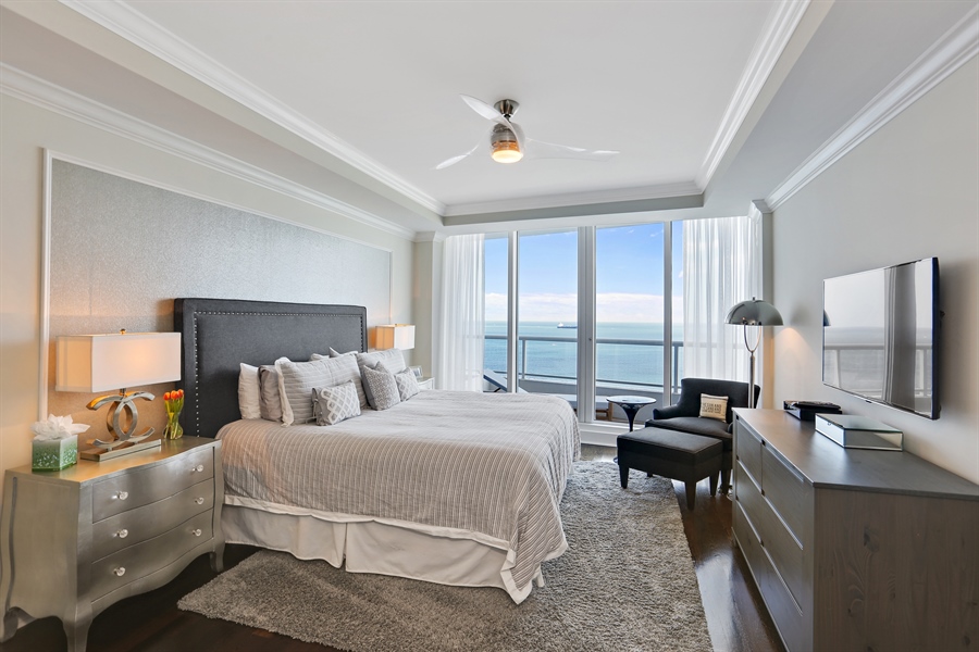 Real Estate Photography - 1 N Fort Lauderdale Beach Blvd, 1804, Fort Lauderdale, FL, 33304 - Primary Bedroom