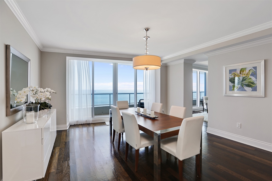 Real Estate Photography - 1 N Fort Lauderdale Beach Blvd, 1804, Fort Lauderdale, FL, 33304 - Dining Room