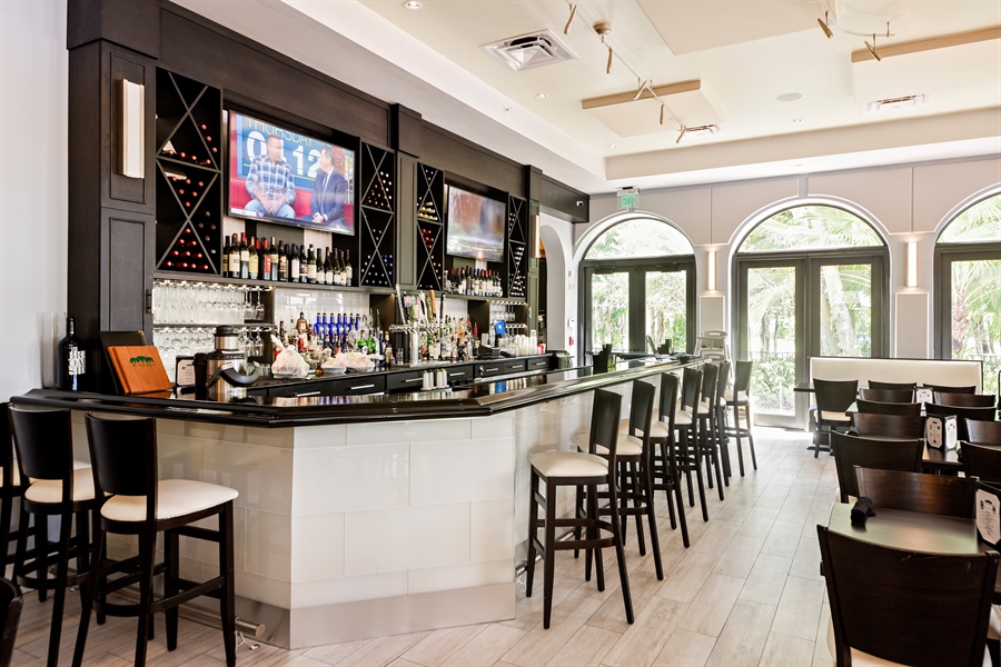 Real Estate Photography - 17590 Circle Pond Court, Boca Raton, FL, 33496 - Club Restaurant/Bar