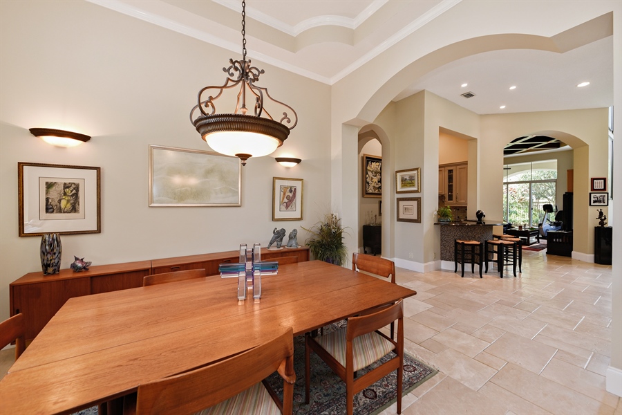 Real Estate Photography - 17590 Circle Pond Court, Boca Raton, FL, 33496 - Dining Room