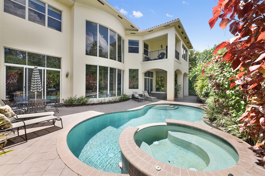 Real Estate Photography - 17590 Circle Pond Court, Boca Raton, FL, 33496 - Pool/Patio Area