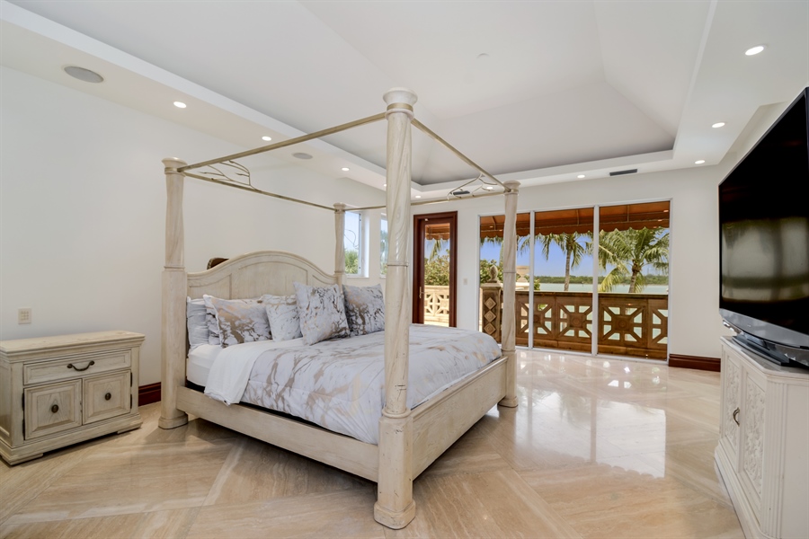 Real Estate Photography - 240 Bal Bay Drive, Bal Harbour, FL, 33154 - Primary Bedroom