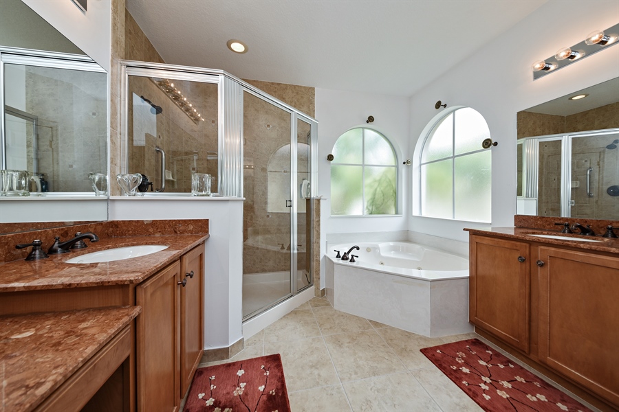 Real Estate Photography - 1004 Grove Park Circle, Boynton Beach, FL, 33436 - Primary Bathroom