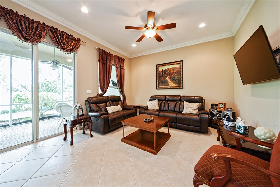 Real Estate Photography - 1004 Grove Park Circle, Boynton Beach, FL, 33436 - Family Room