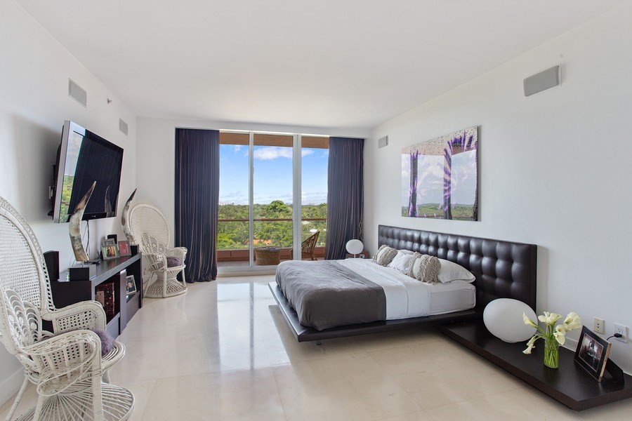 Real Estate Photography - 60 Edgewater Drive, Miami, FL, 33133 - Primary Bedroom