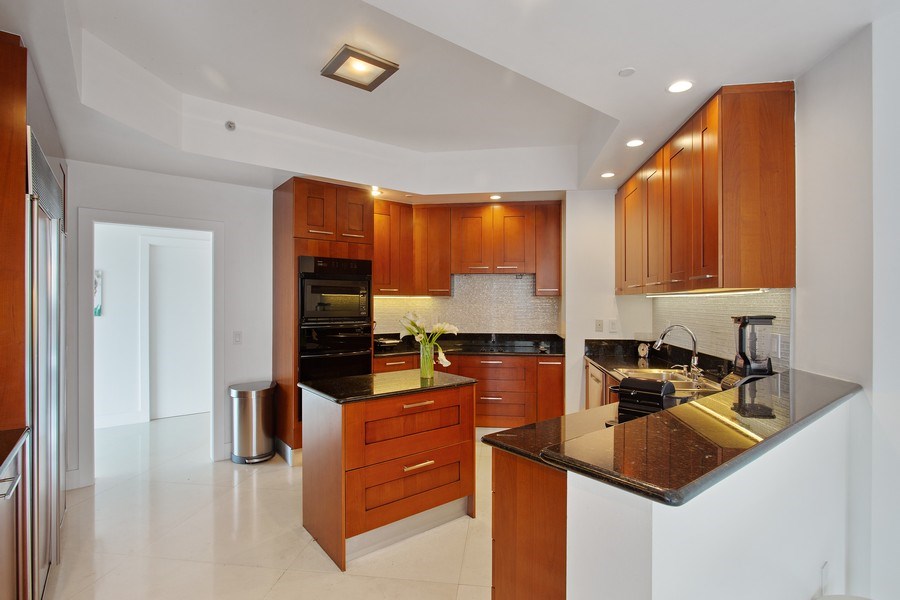 Real Estate Photography - 60 Edgewater Drive, Miami, FL, 33133 - Kitchen