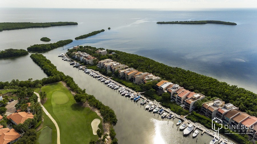 Real Estate Photography - 6018 Paradise Point Drive, Palmetto Bay, FL, 33157 - Aerial View of the Community