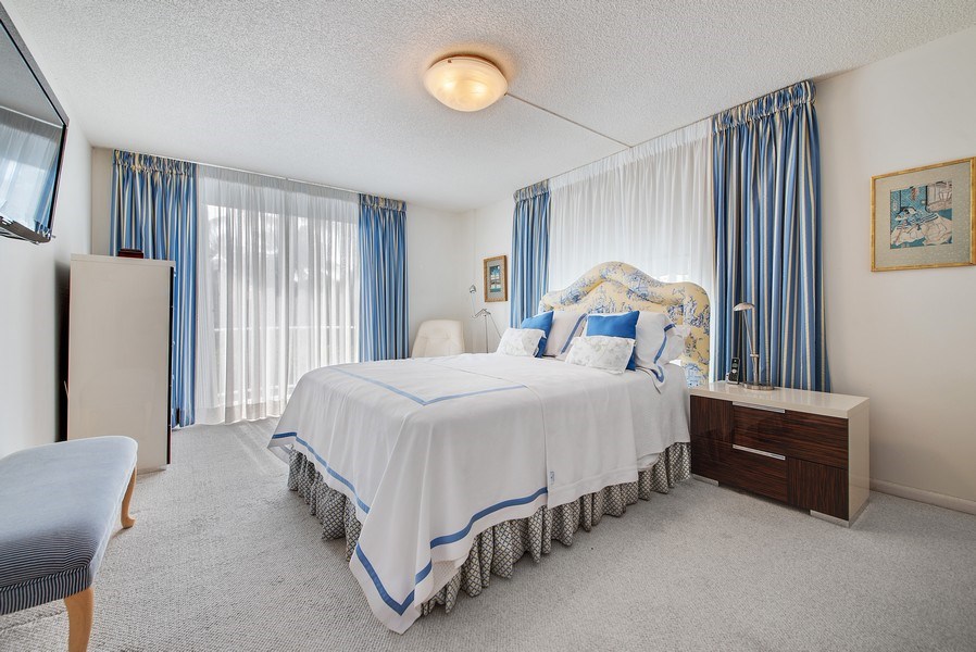 Real Estate Photography - 100 Worth Avenue, #220, Palm Beach, FL, 33480 - Primary Bedroom