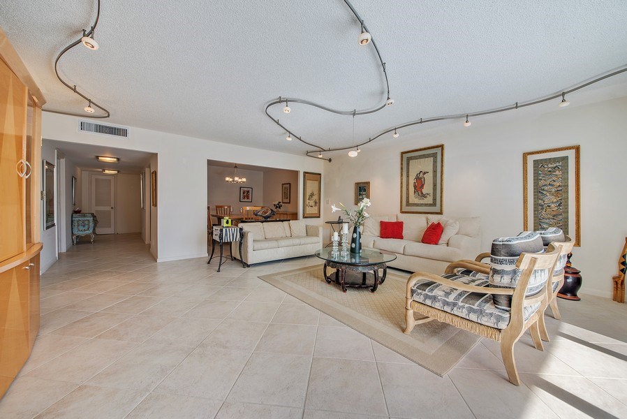 Real Estate Photography - 100 Worth Avenue, #220, Palm Beach, FL, 33480 - Living Room / Dining Room