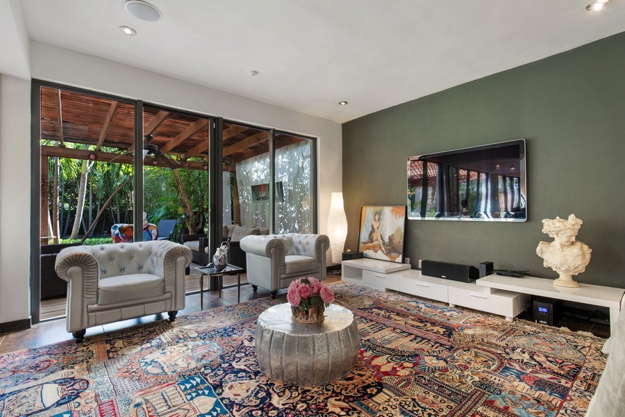 Real Estate Photography - 1735 Michigan Avenue, Miami Beach, FL, 33139 - Living Room