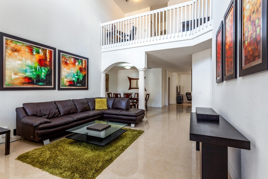 Real Estate Photography - 8160 NW 116th Avenue, Doral, FL, 33178 - Living Room