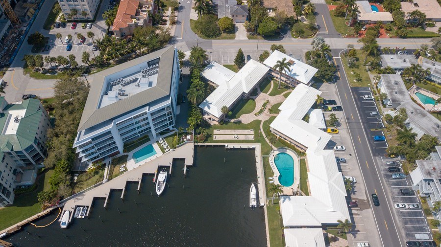 Real Estate Photography - 1124 Seminole Drive, #2A, Fort Lauderdale, FL, 33304 - Aerial View
