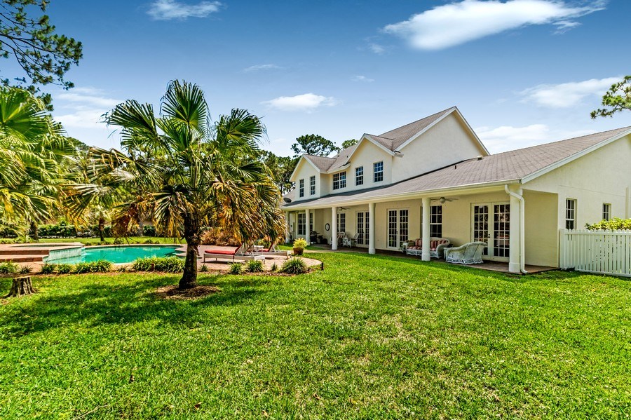Real Estate Photography - 2425 Greenbriar Drive, Delray Beach, FL, 33445 - Rear View
