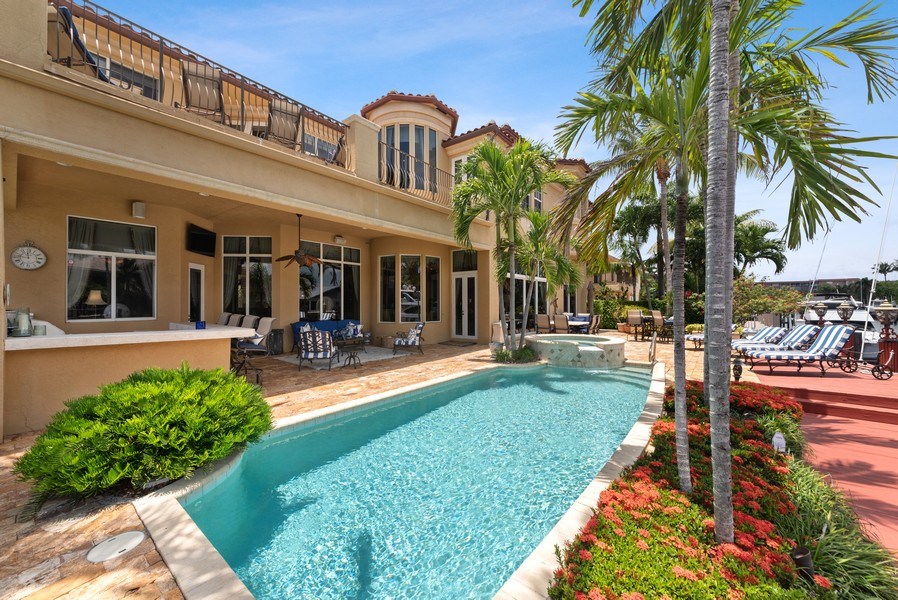 Real Estate Photography - 939 Hyacinth Drive, Delray Beach, FL, 33483 - Rear View