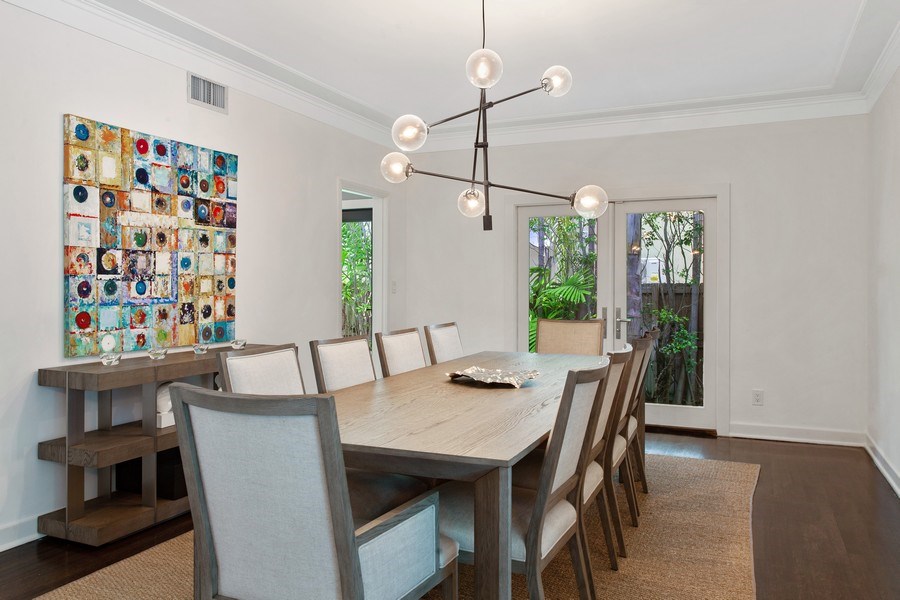Real Estate Photography - 641 Island Road, Miami, FL, 33137 - Dining Room