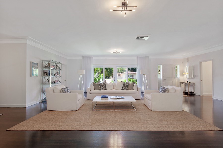 Real Estate Photography - 641 Island Road, Miami, FL, 33137 - Family Room