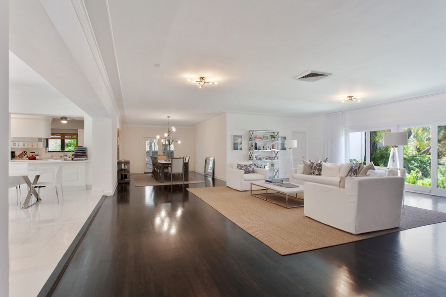 Real Estate Photography - 641 Island Road, Miami, FL, 33137 - Family Room