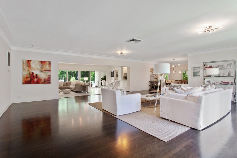 Real Estate Photography - 641 Island Road, Miami, FL, 33137 - Family Room