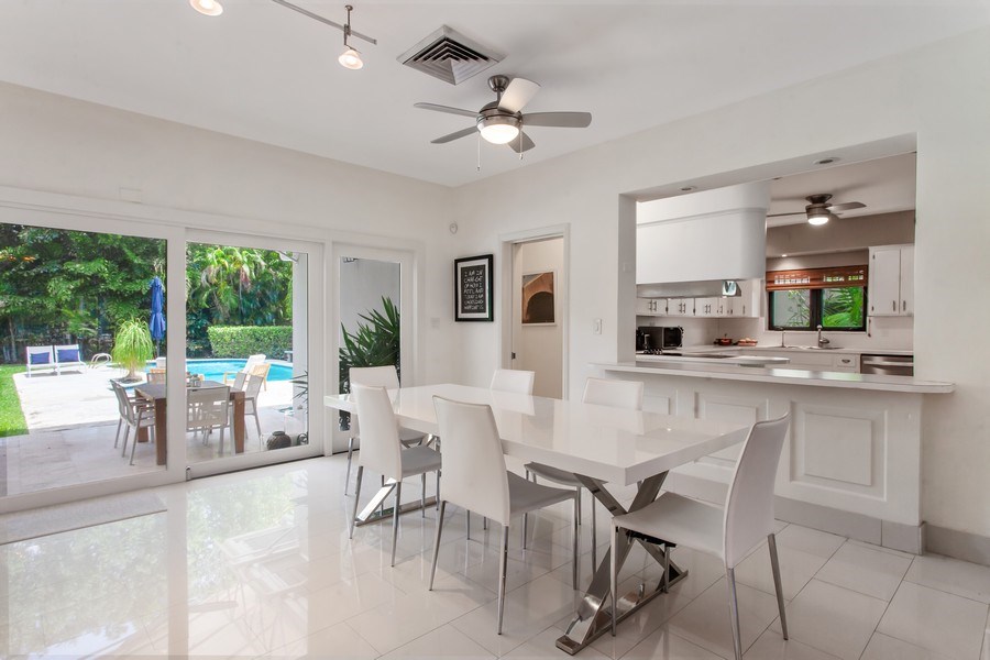 Real Estate Photography - 641 Island Road, Miami, FL, 33137 - Dining Area 2