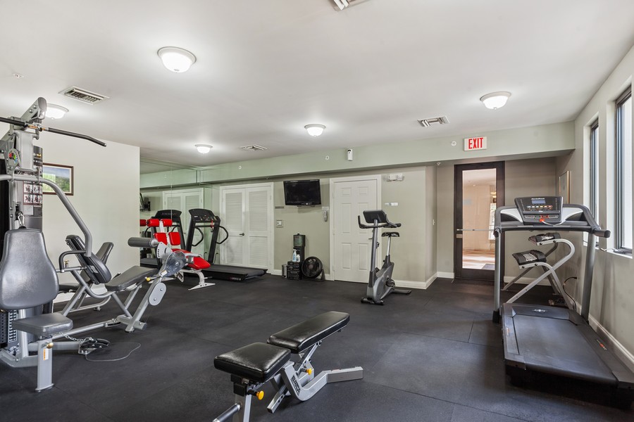 Real Estate Photography - 2401 Anderson Road, #15, Coral Gables, FL, 33134 - Gym