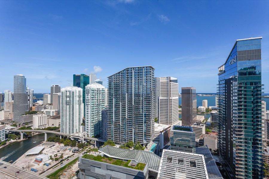 Real Estate Photography - 88 SW 7th Street, #3409, Miami, FL, 33130 - View