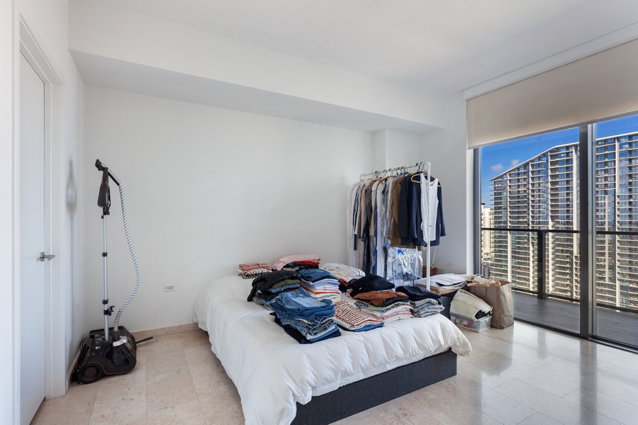 Real Estate Photography - 88 SW 7th Street, #3409, Miami, FL, 33130 - Bedroom