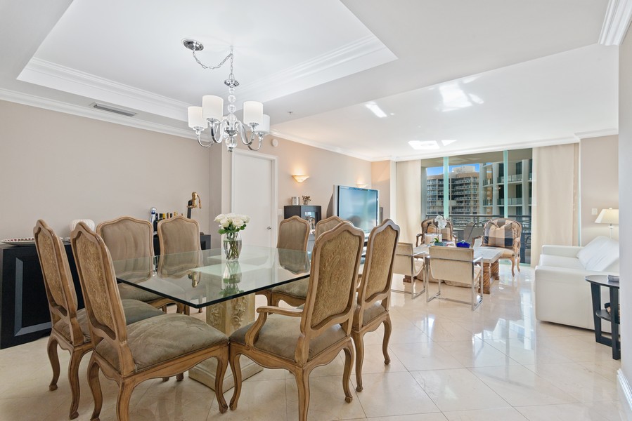 Real Estate Photography - 3400 SW 27th Avenue, #1104, Miami, FL, 33133 - Living Room / Dining Room
