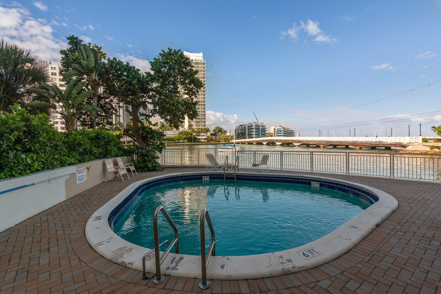 Real Estate Photography - 1670 Lincoln Court, #3D, Miami Beach, FL, 33139 - Pool