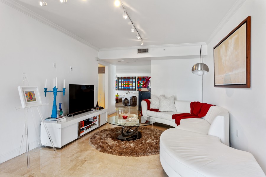 Real Estate Photography - 430 Grand Bay Drive, #202, Key Biscayne, FL, 33149 - Family Room
